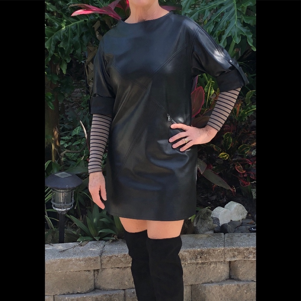 BCBG Pleather Dress/Tunic